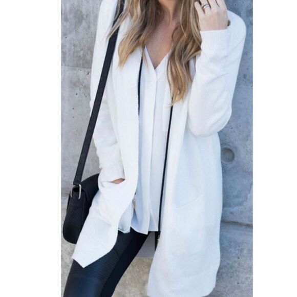 White cardigan  - Picture 1 of 3